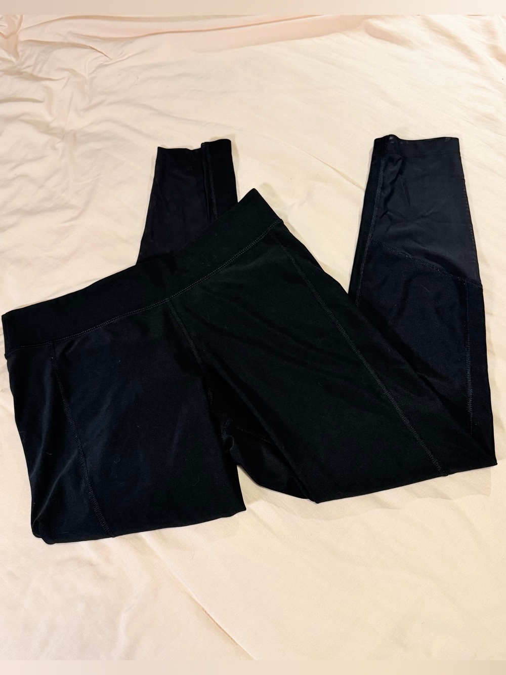 Black Spalding Leggings with Mesh Detail L